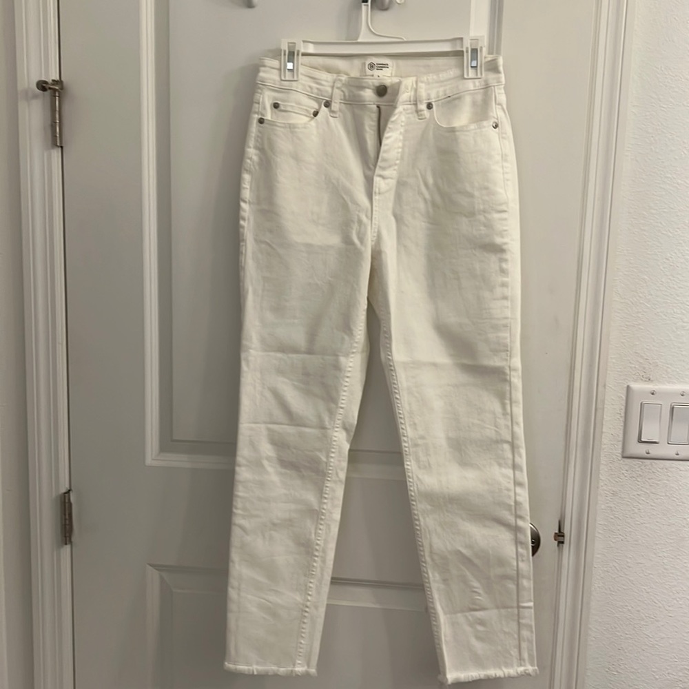 Candace Cameron Bure white jeans